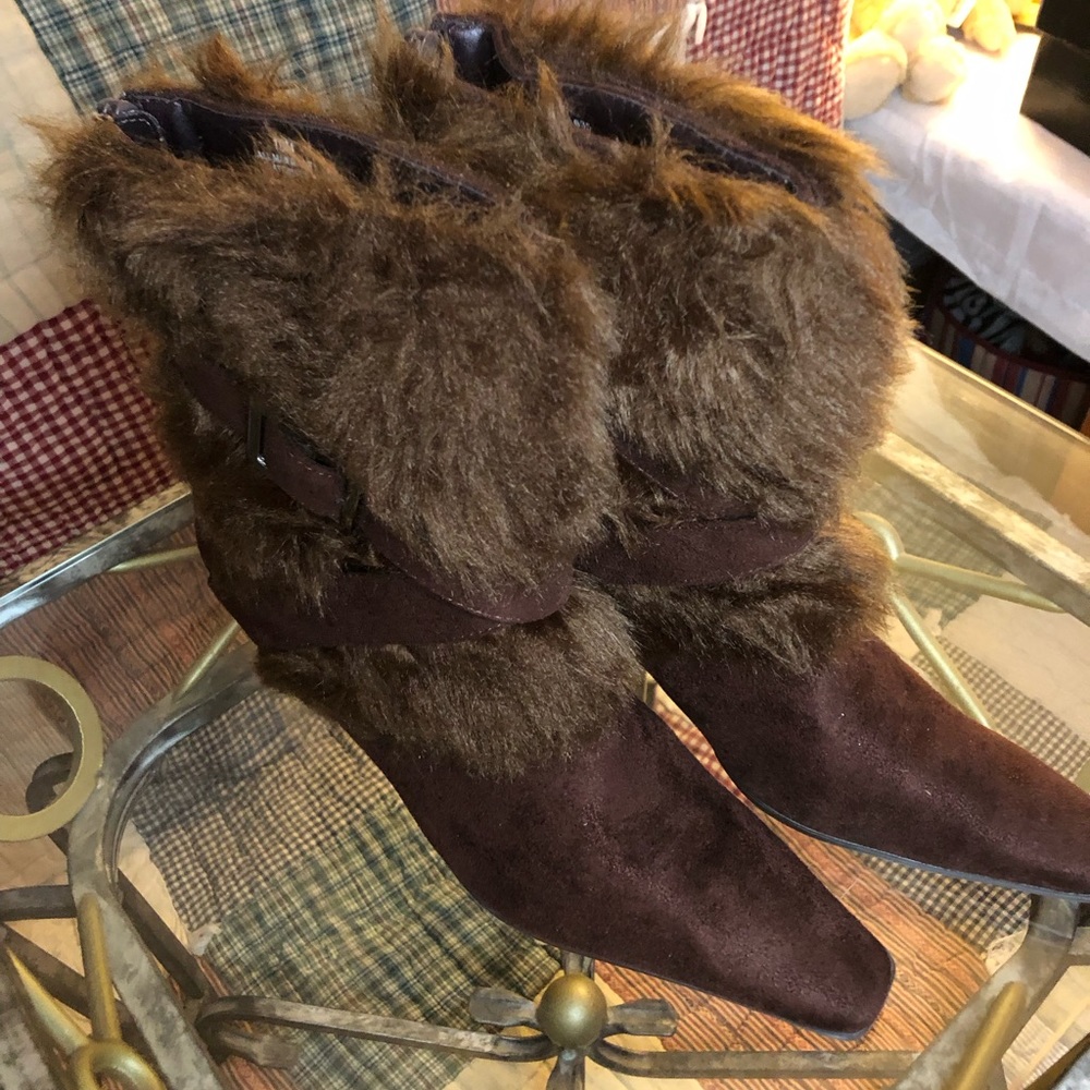 San Remo faux fur boots